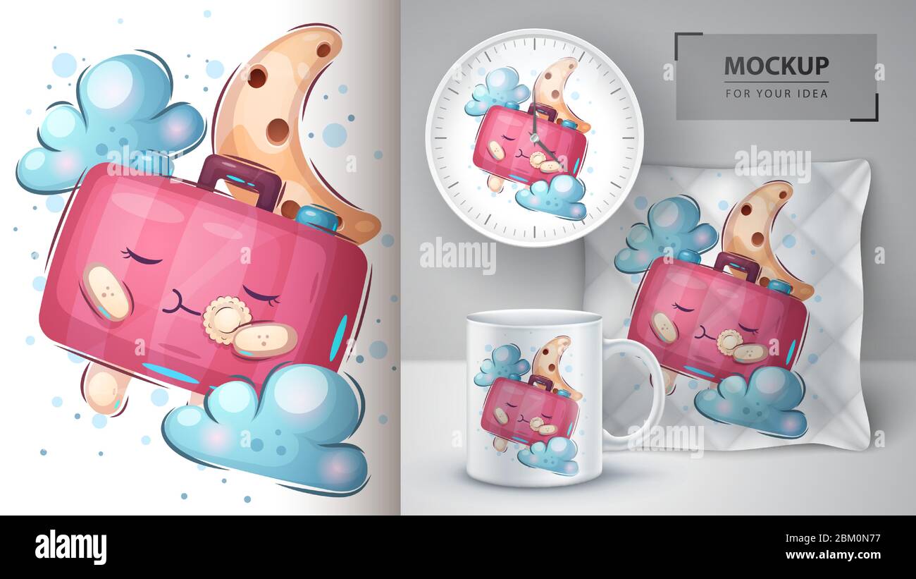 Dreams suitcase poster and merchandising Stock Vector Image & Art Alamy