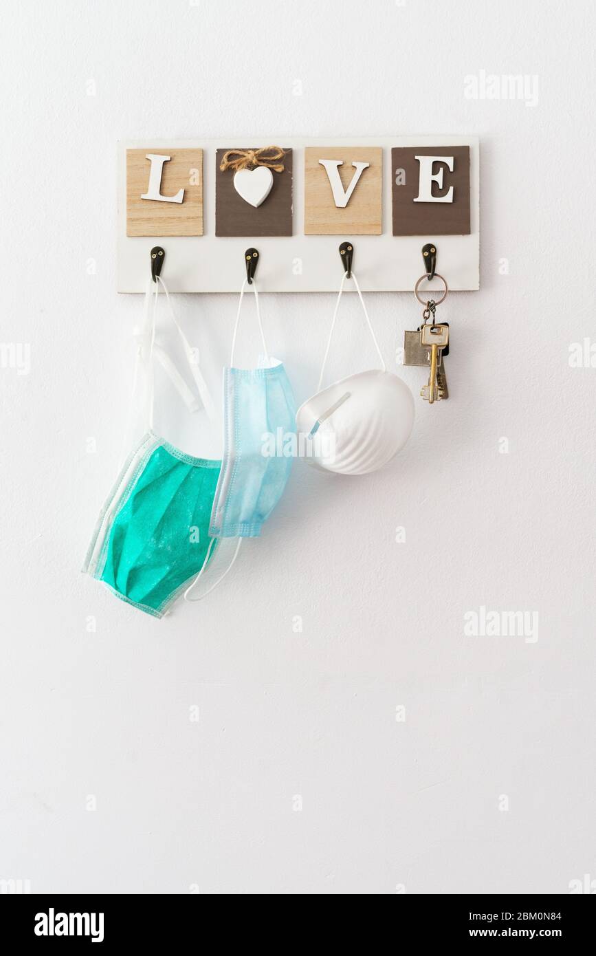 turquoise coat rack