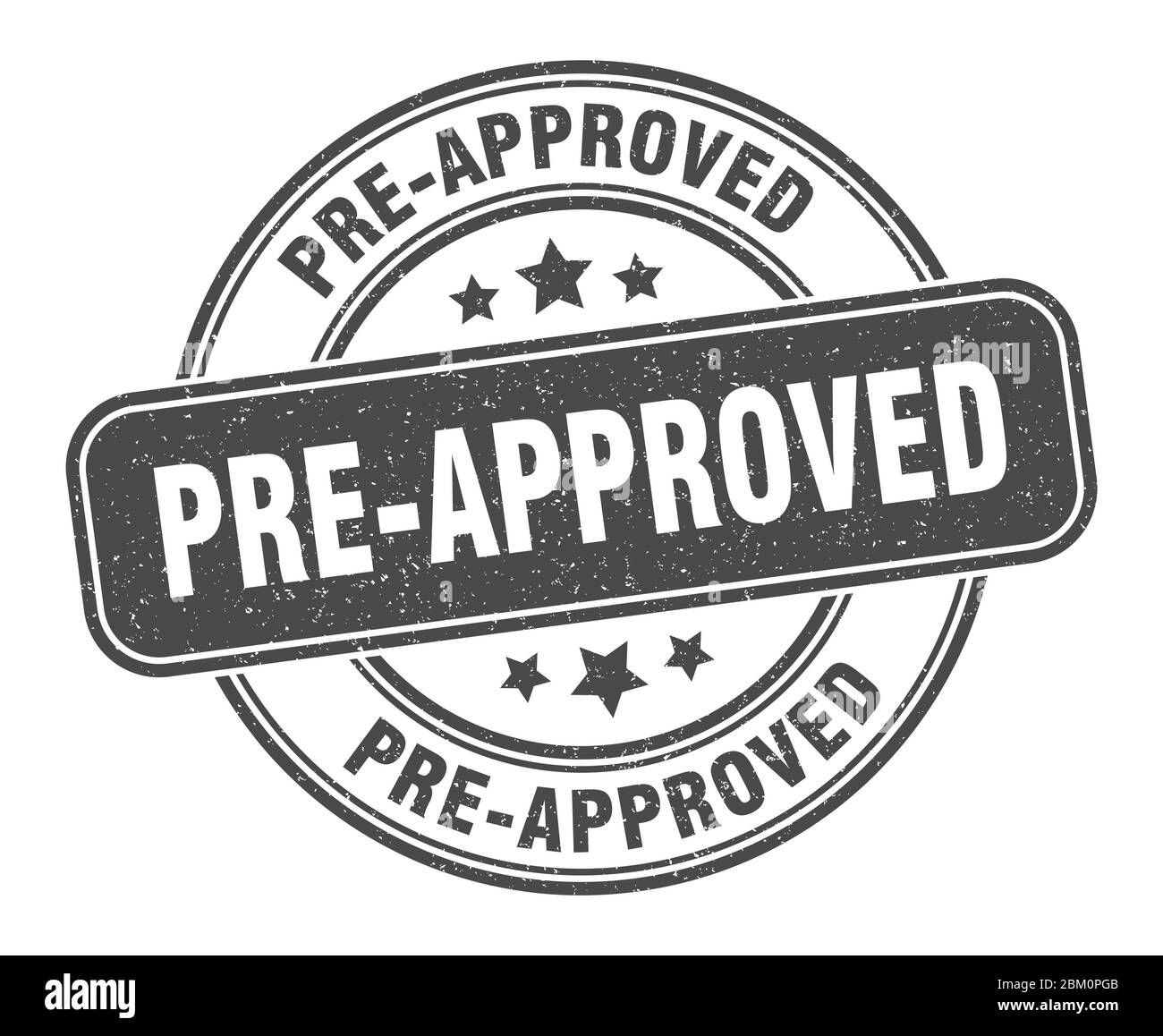 preapproved stamp. preapproved label. round grunge sign Stock Vector Image & Art Alamy