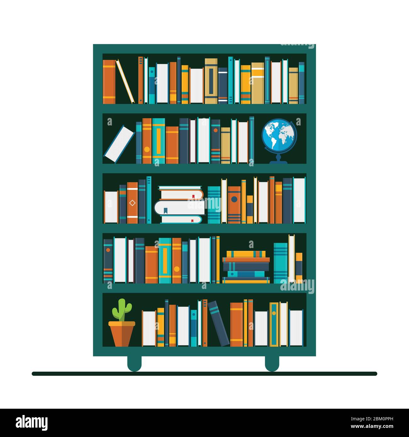 Education concept vector illustration in flat design. Stock Vector