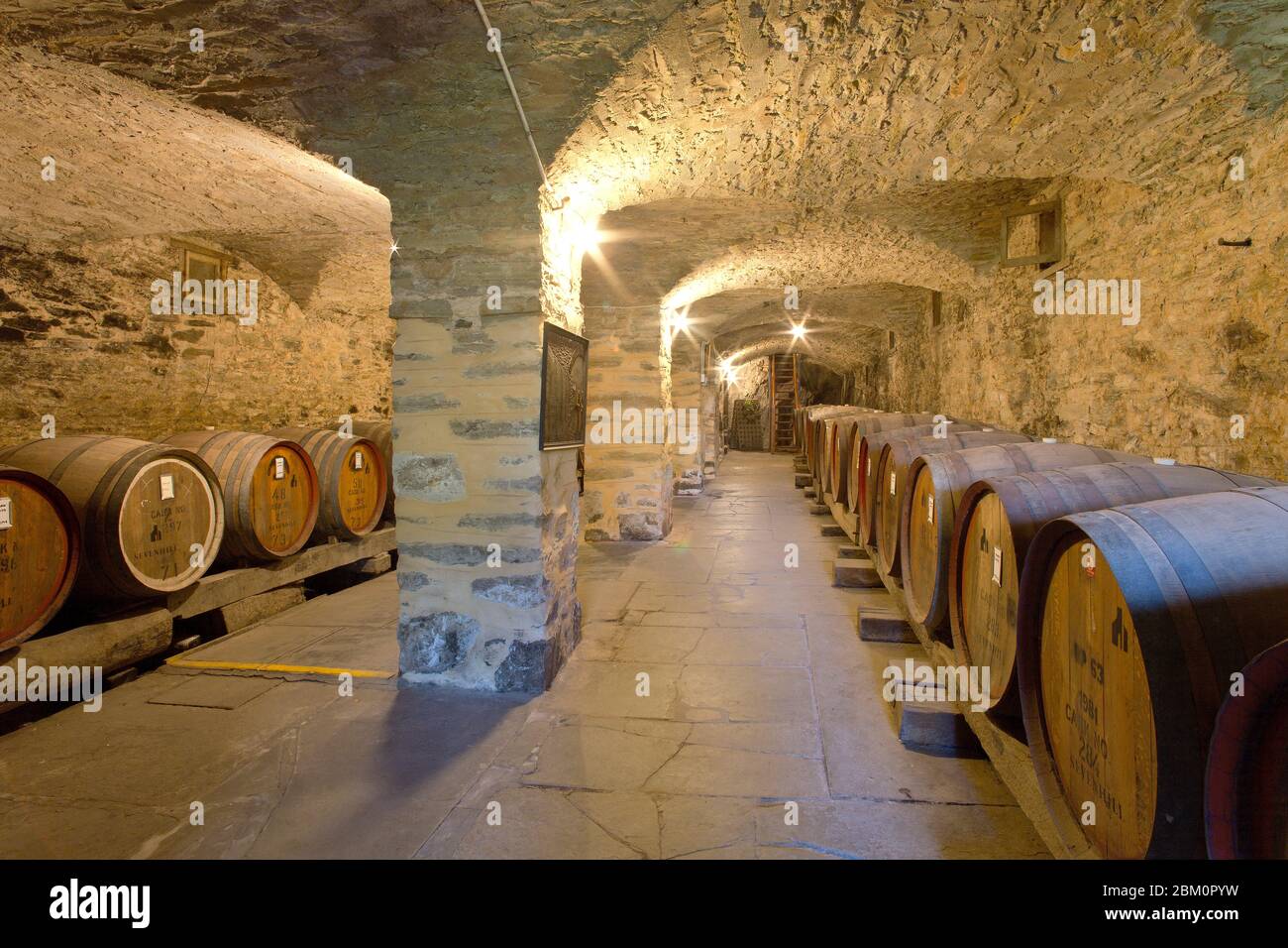 Underground wine cellar, Sevenhill Cellars, Clare, South Australia