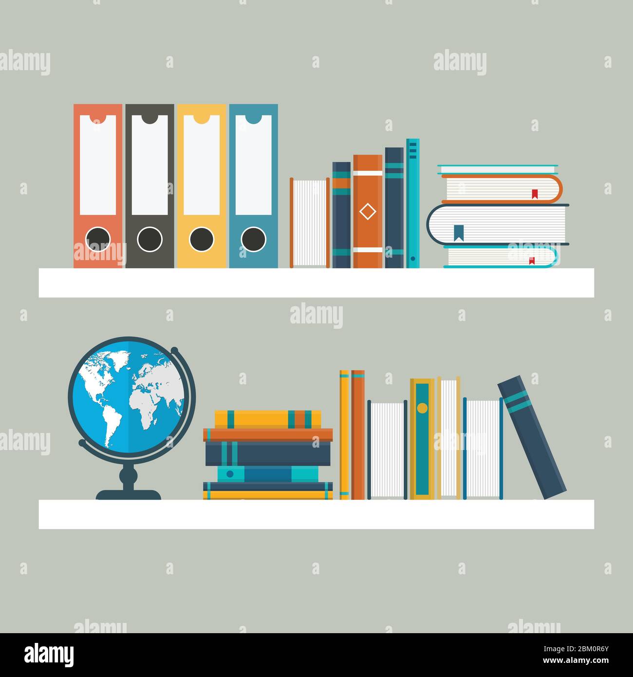 Education concept vector illustration in flat design. Stock Vector