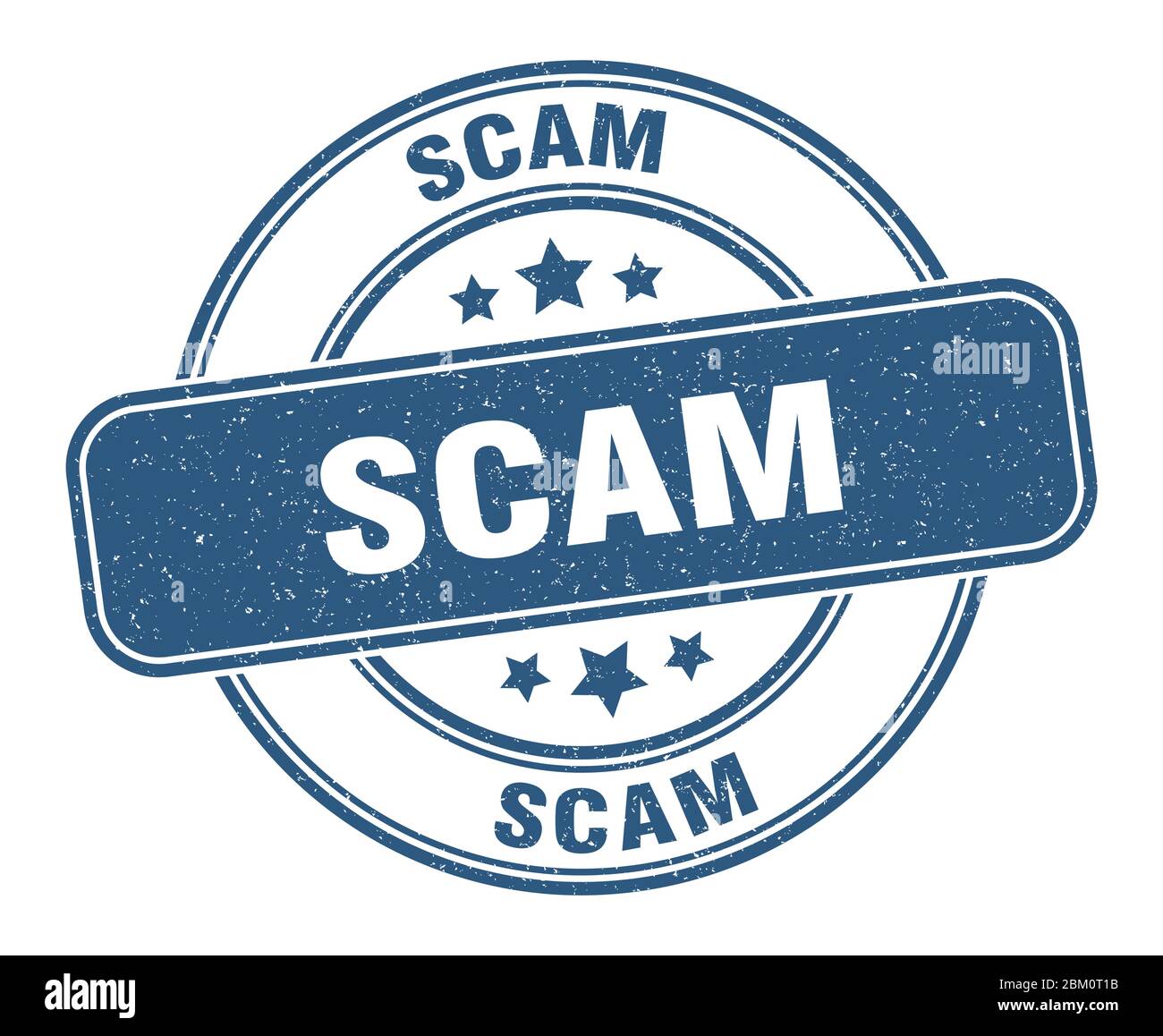 Scam stamp sign round Stock Vector Images - Alamy