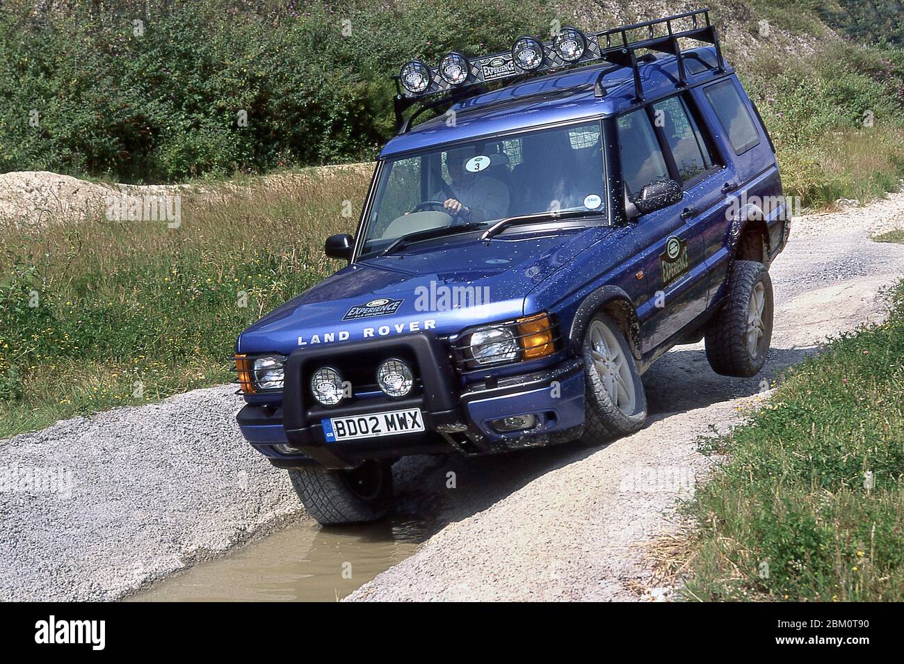 2002 Land Rover Discovery part of the Land Rover Experience at Bluewater Shopping centre Kent UK. 2002 Stock Photo