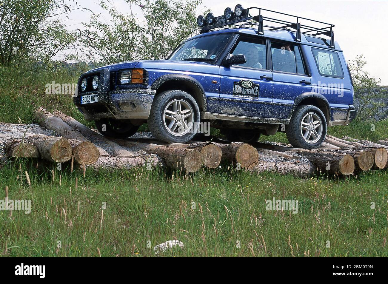 2002 Land Rover Discovery part of the Land Rover Experience at Bluewater Shopping centre Kent UK. 2002 Stock Photo