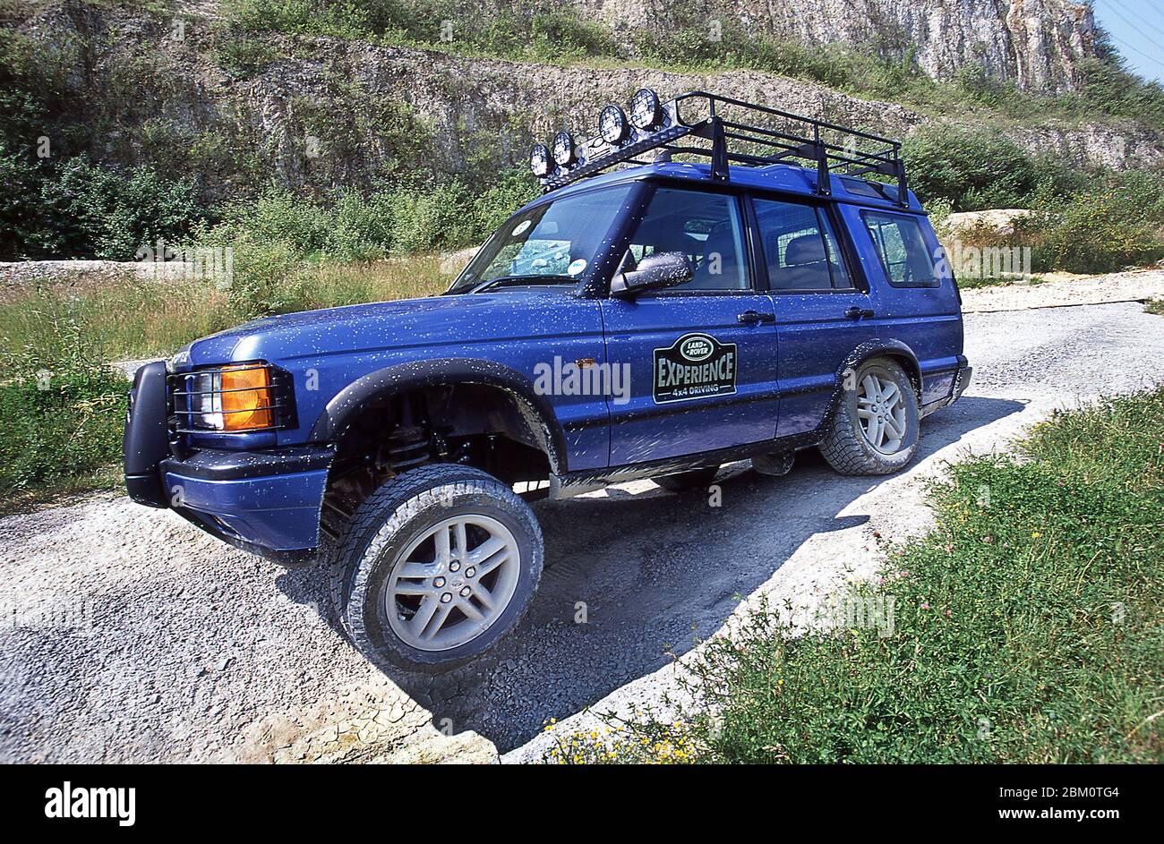 2002 Land Rover Discovery part of the Land Rover Experience at Bluewater Shopping centre Kent UK. 2002 Stock Photo