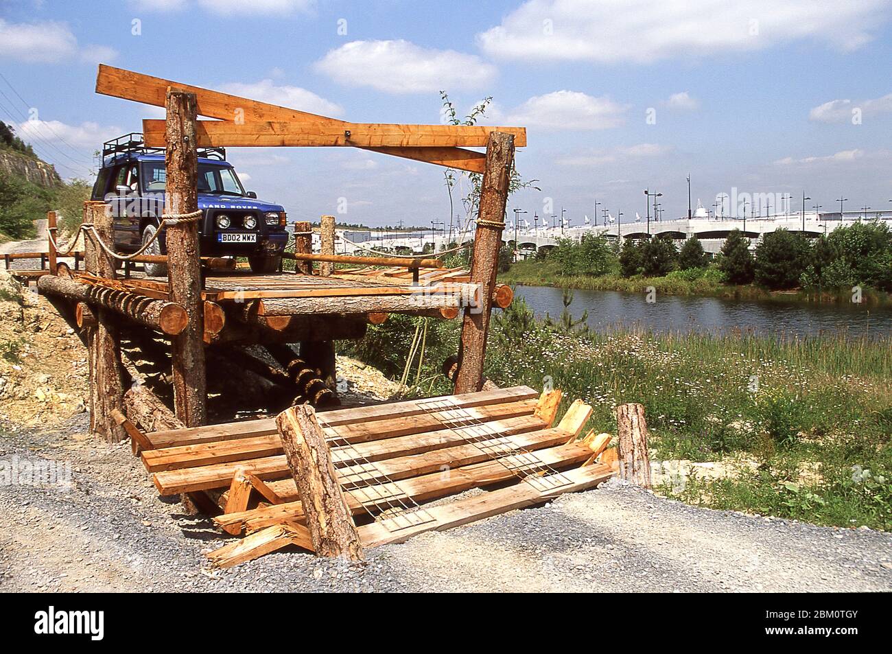 2002 Land Rover Discovery part of the Land Rover Experience at Bluewater Shopping centre Kent UK. 2002 Stock Photo