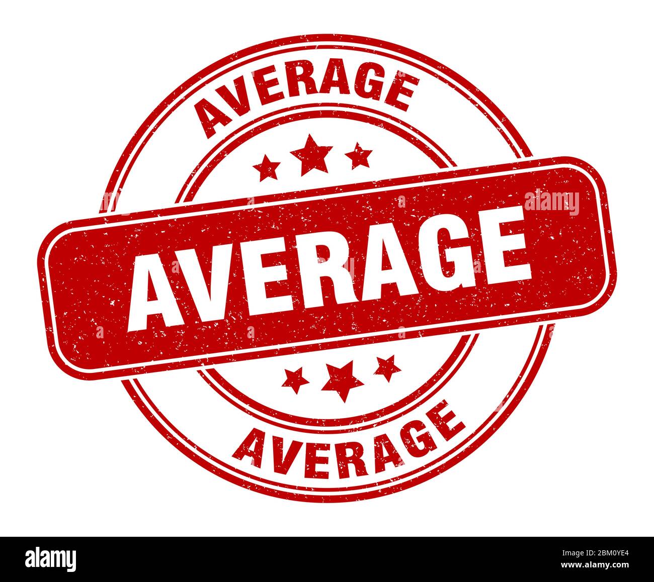 average stamp. average label. round grunge sign Stock Vector Image ...