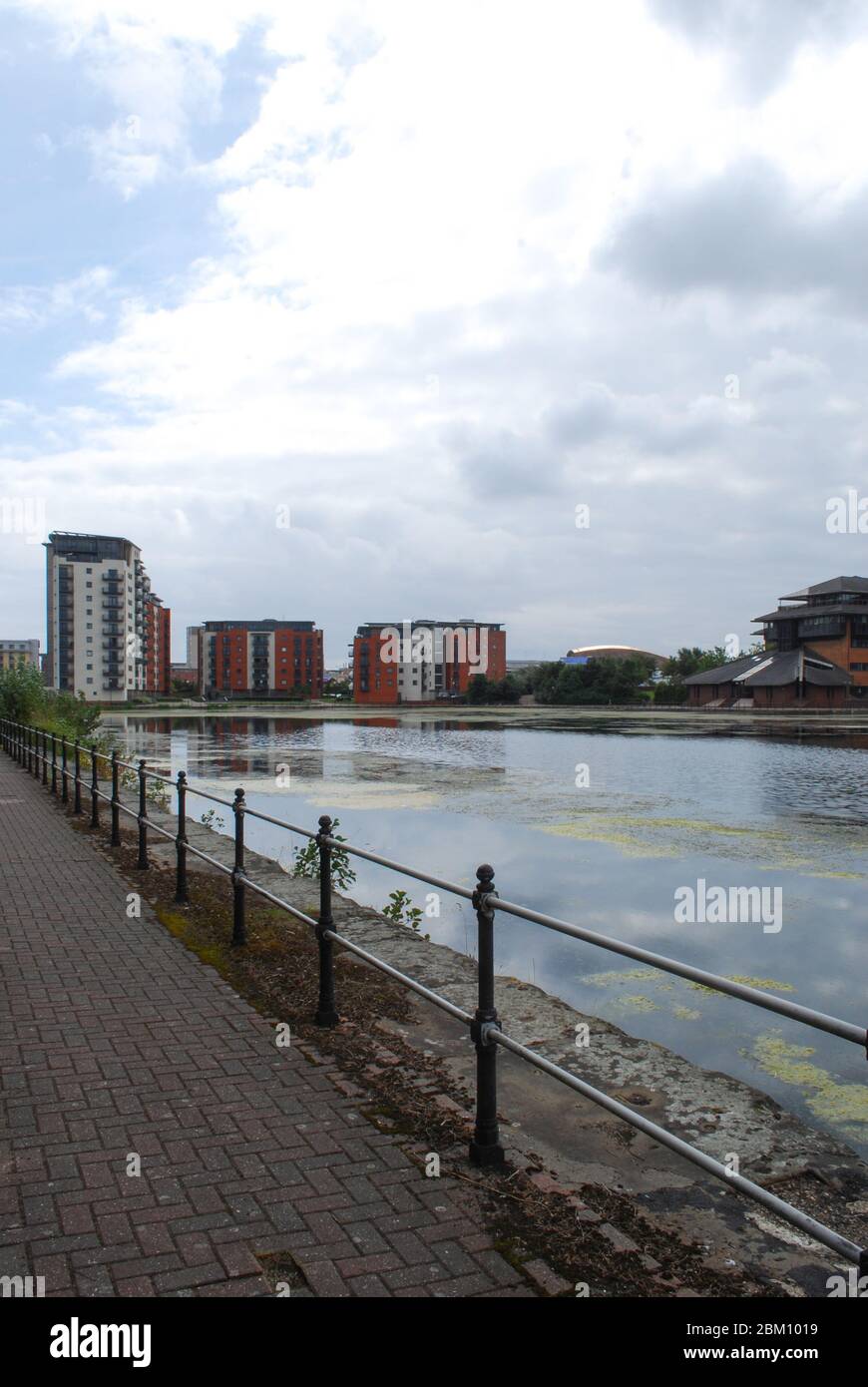 NewBuild Modern Apartments, Cardiff Bay, Wales Stock Photo Alamy