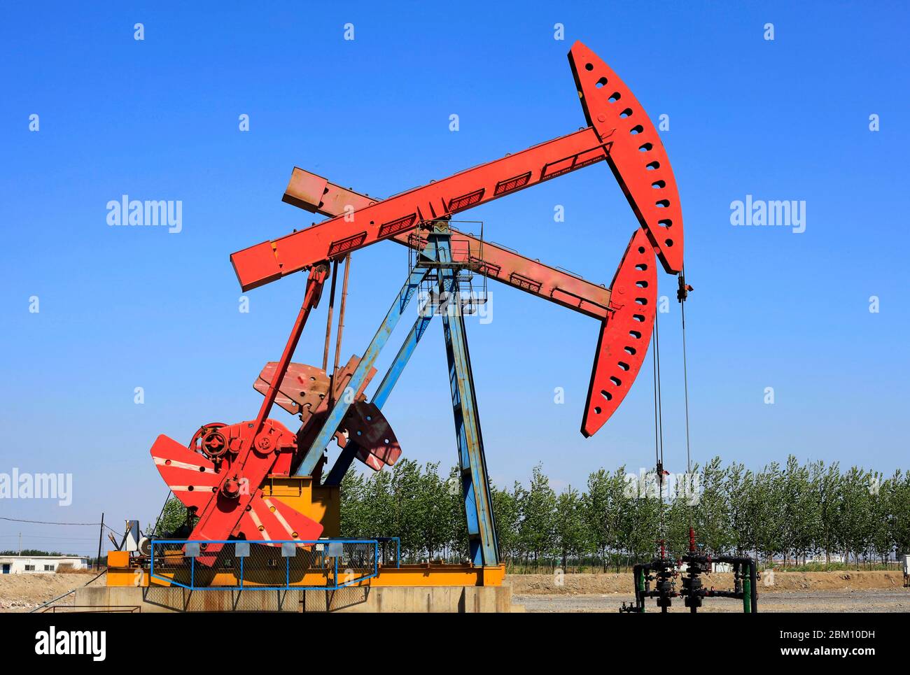 Beam pumping unit, also called a crank balanced beam pumping unit, the