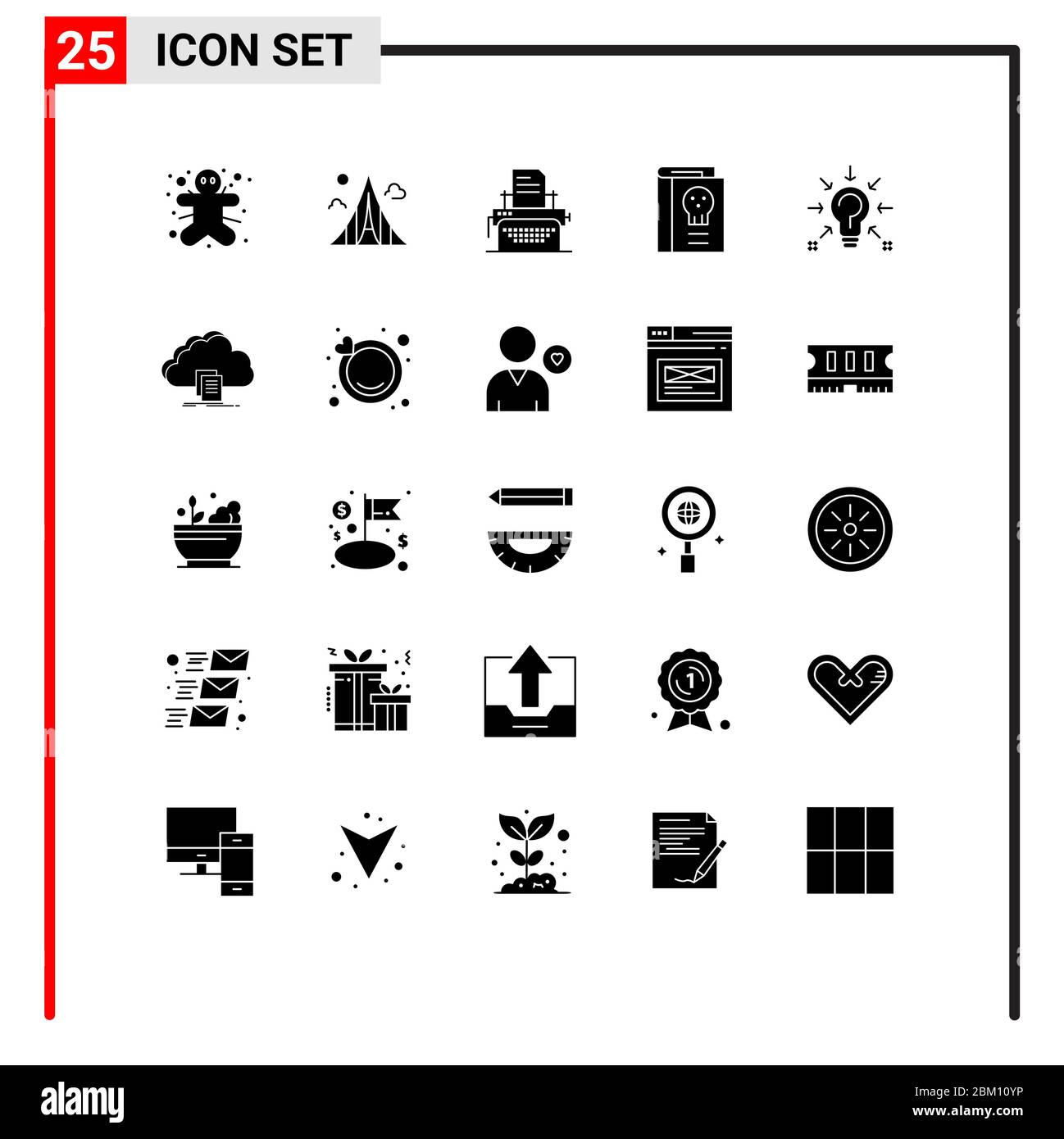 Universal Icon Symbols Group Of 25 Modern Solid Glyphs Of Legend Fantasy Martyrs Fairy Tale Machine Editable Vector Design Elements Stock Vector Image Art Alamy