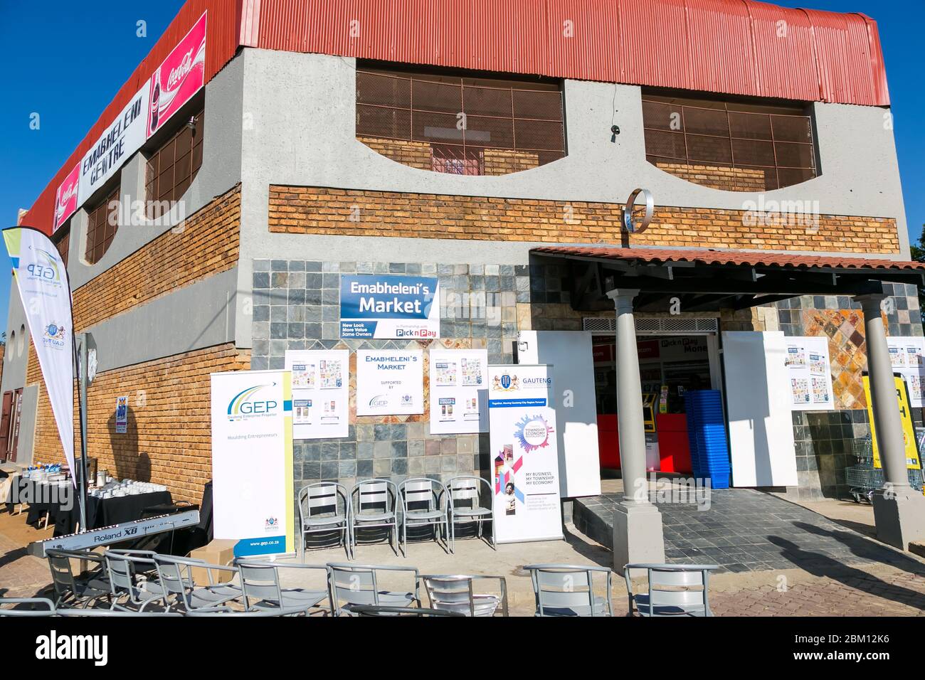 Johannesburg, South Africa October 27, 2016 Entrance at local Pick n