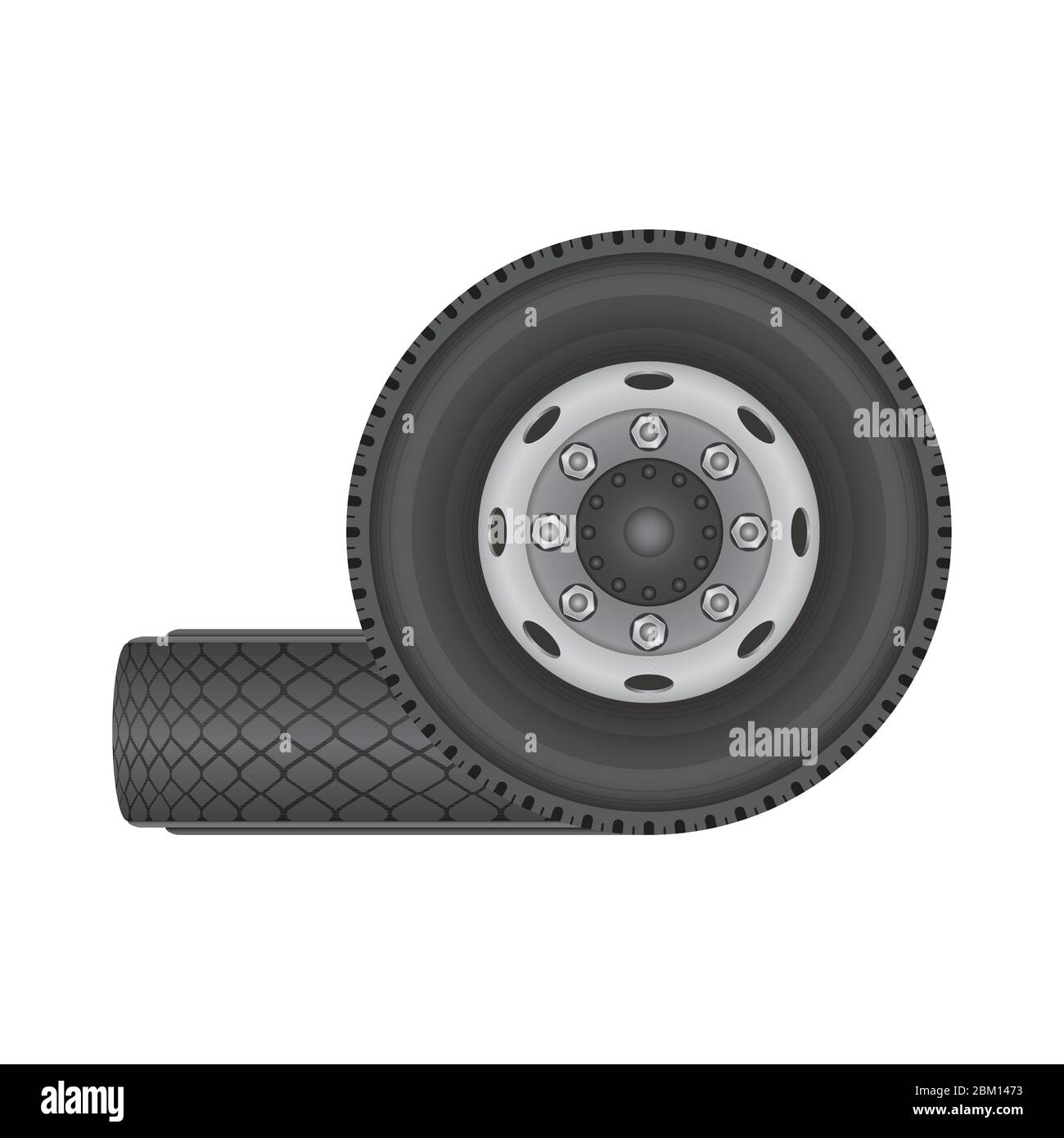 Wheel car tire vector illustration isolated on white background Stock ...