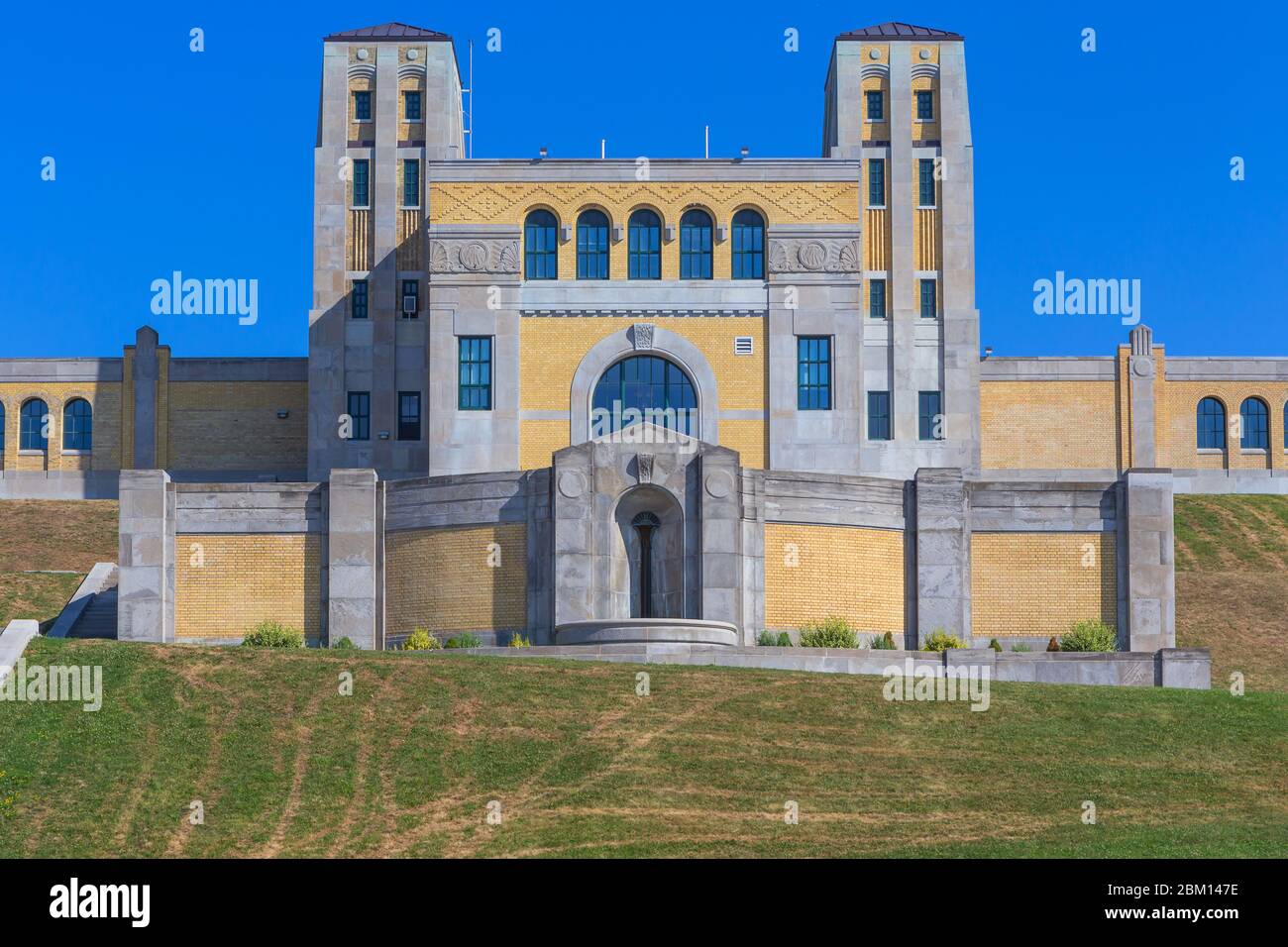 R.C. Harris Water Treatment Plant, 1941, Toronto, Ontario, Canada Stock