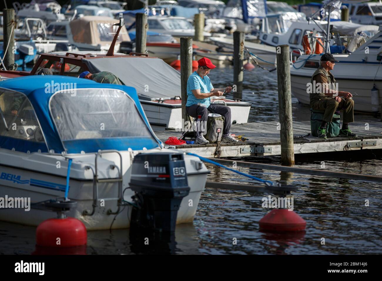 Small boat harbor and pier jigging fishing competition ( " laituripilkki " in Finnish