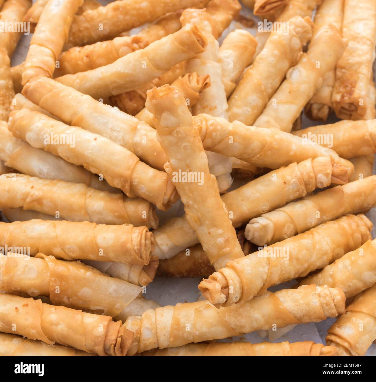 Turkish Fried Feta Rolls Or Cigarette Pastries Sigara Boregi Turkish Cheese Rolls On Counter Top During Street Food Festival Turkish Sigara Bor Stock Photo Alamy