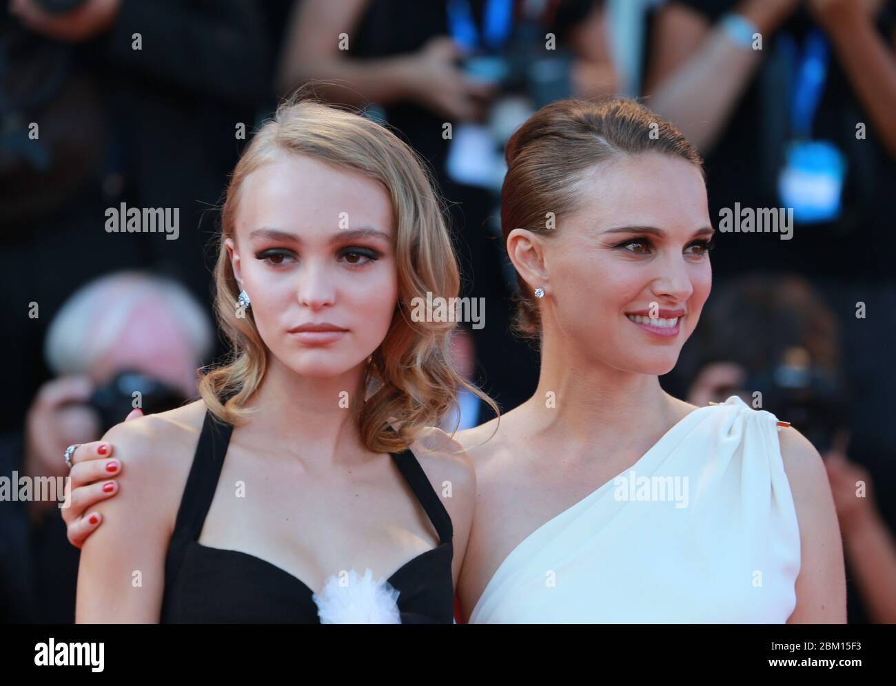 VENICE, ITALY SEPTEMBER 08 LilyRose Depp and Natalie Portman attend