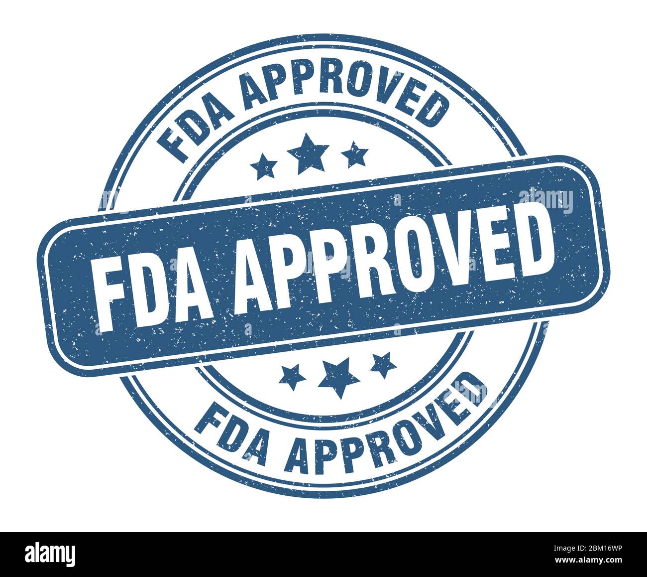 fda approved stamp. fda approved label. round grunge sign Stock Vector