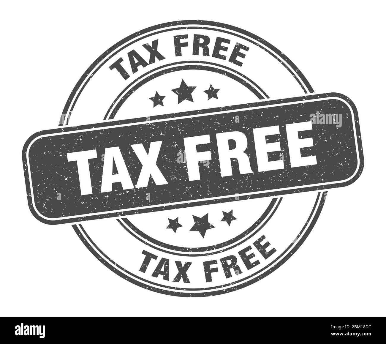 tax free stamp. tax free label. round grunge sign Stock Vector Image ...
