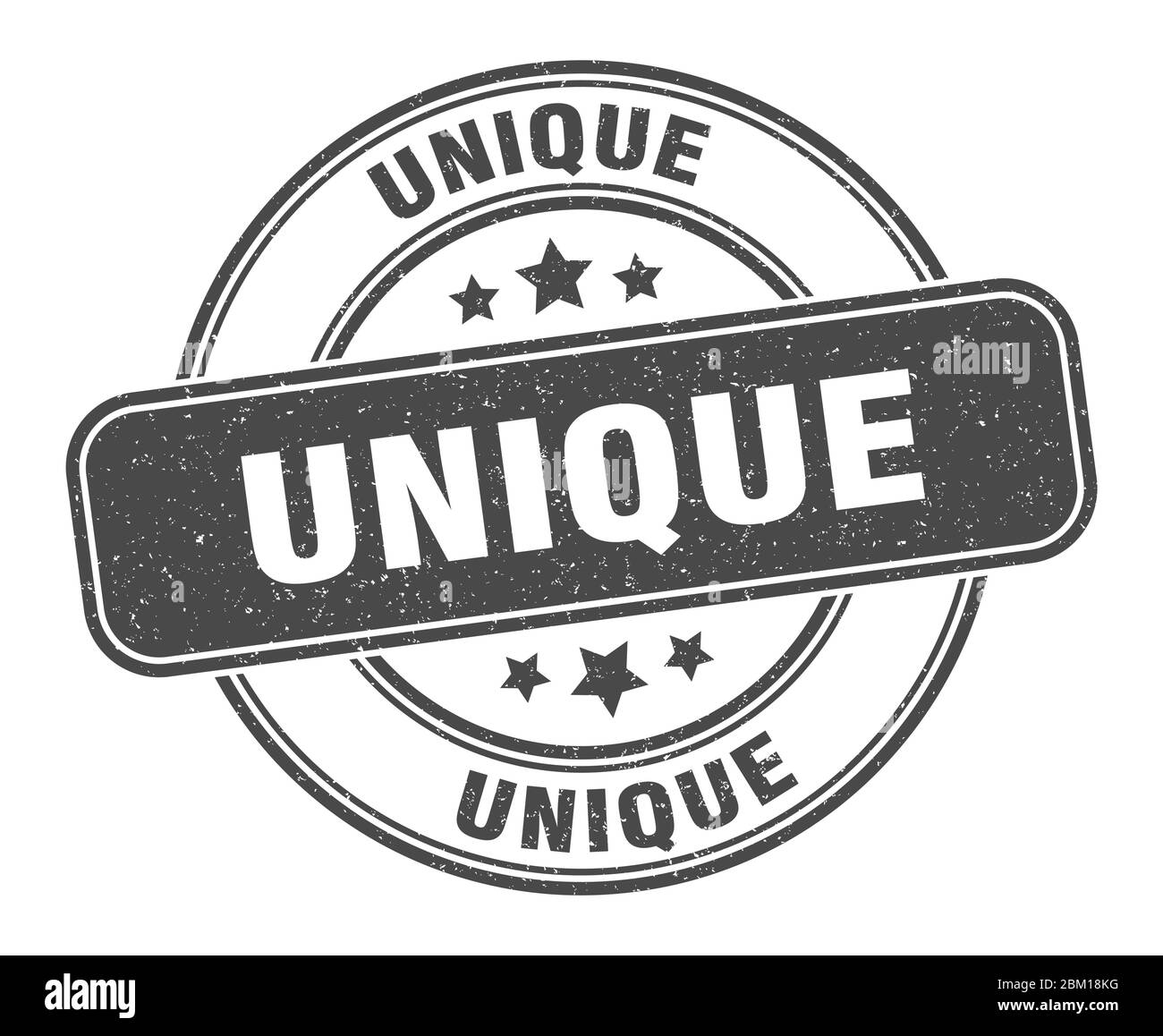unique stamp. unique label. round grunge sign Stock Vector Image & Art ...