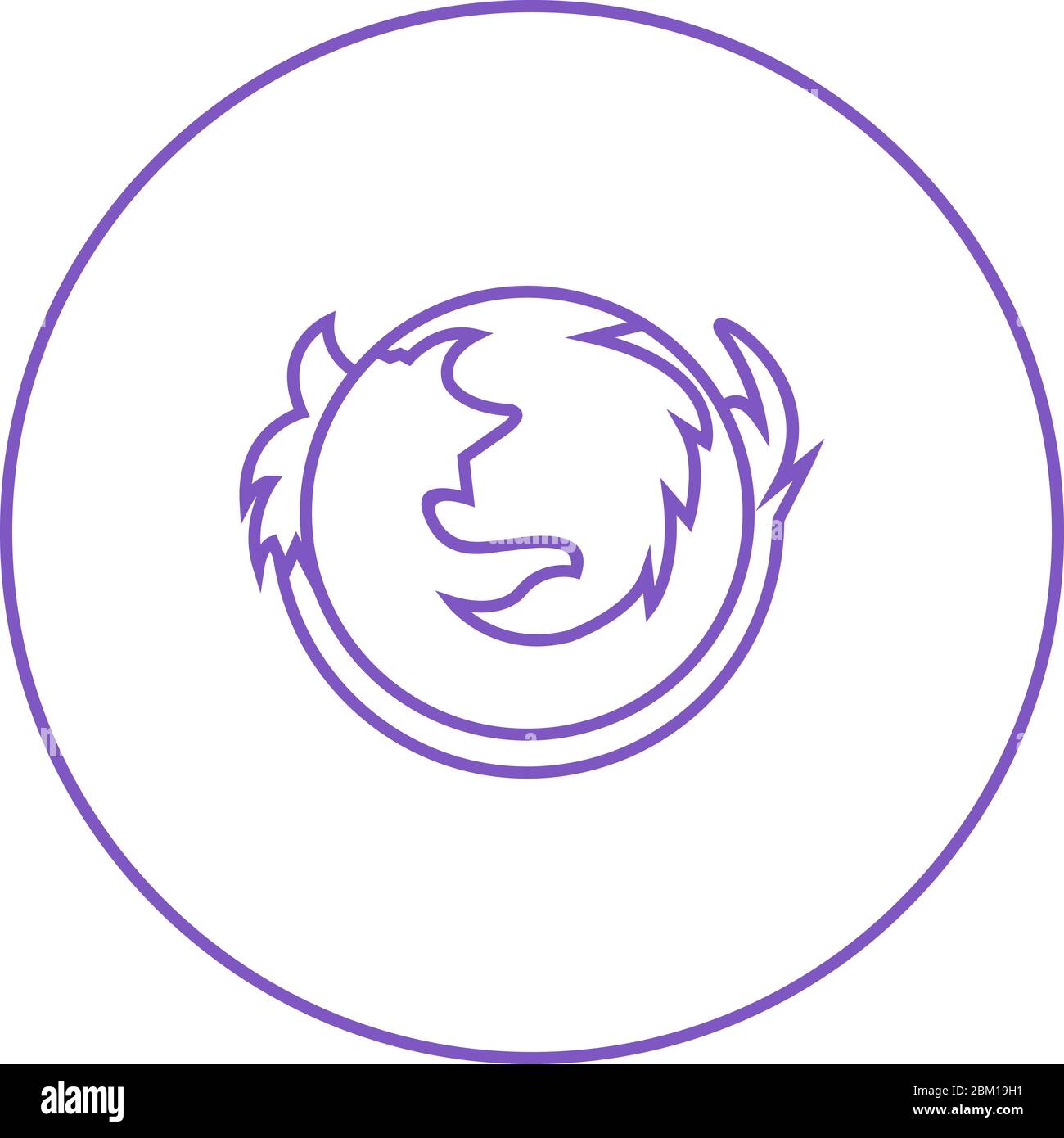 Firefox logo Stock Vector Images - Alamy