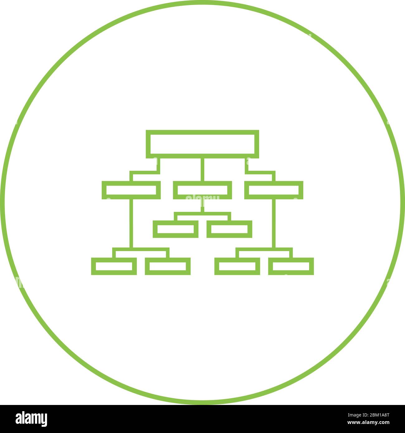 Beautiful Business structure vector line icon Stock Vector Image & Art ...