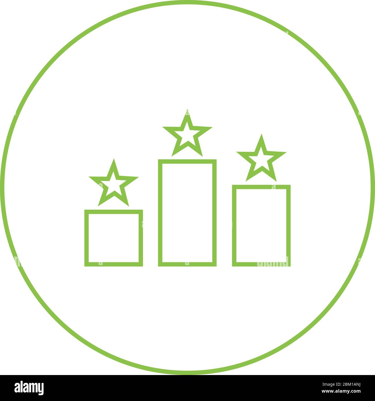Beautiful Stars ranking vector line icon Stock Vector Image & Art - Alamy