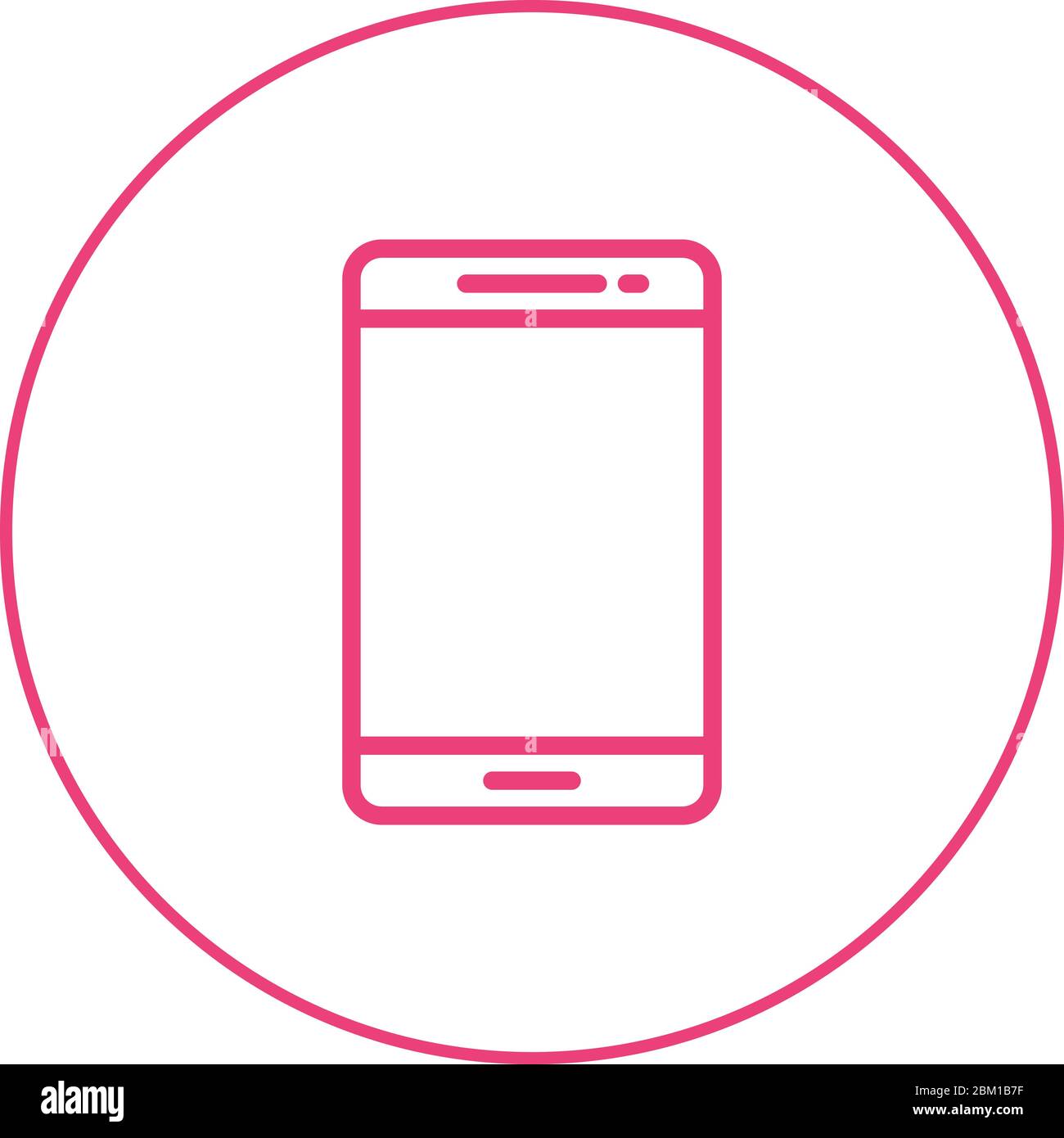 Beautiful Smartphone vector line icon Stock Vector Image & Art - Alamy