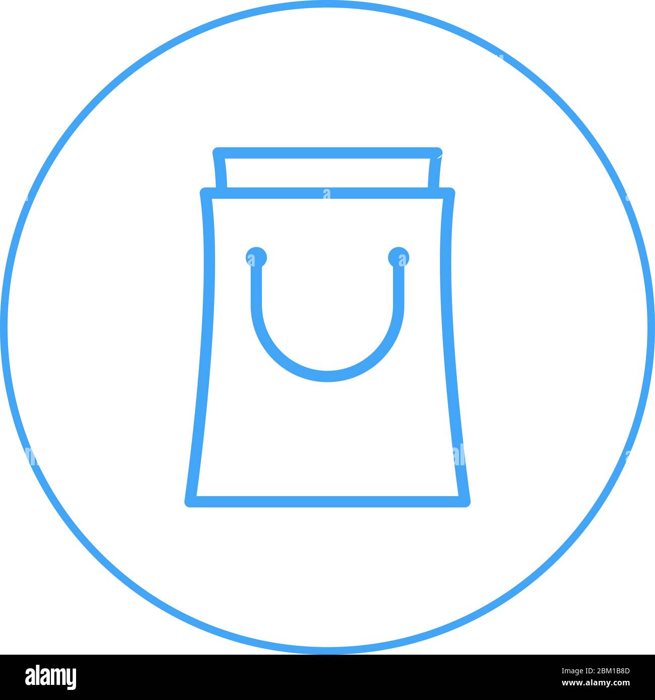 Beautiful Shopping bag vector line icon Stock Vector Image & Art - Alamy