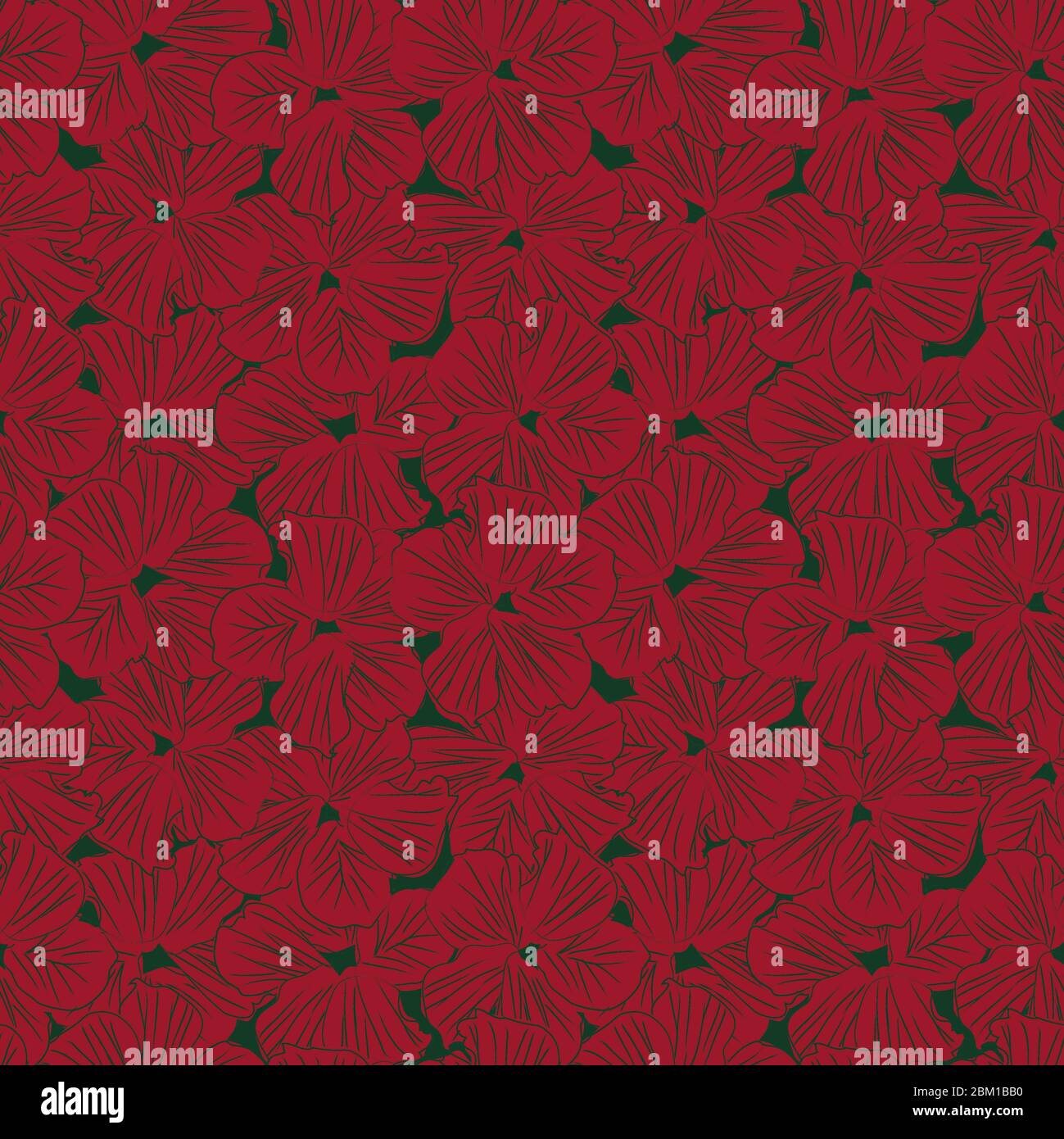 Christmas Floral botanical seamless pattern background suitable for ...