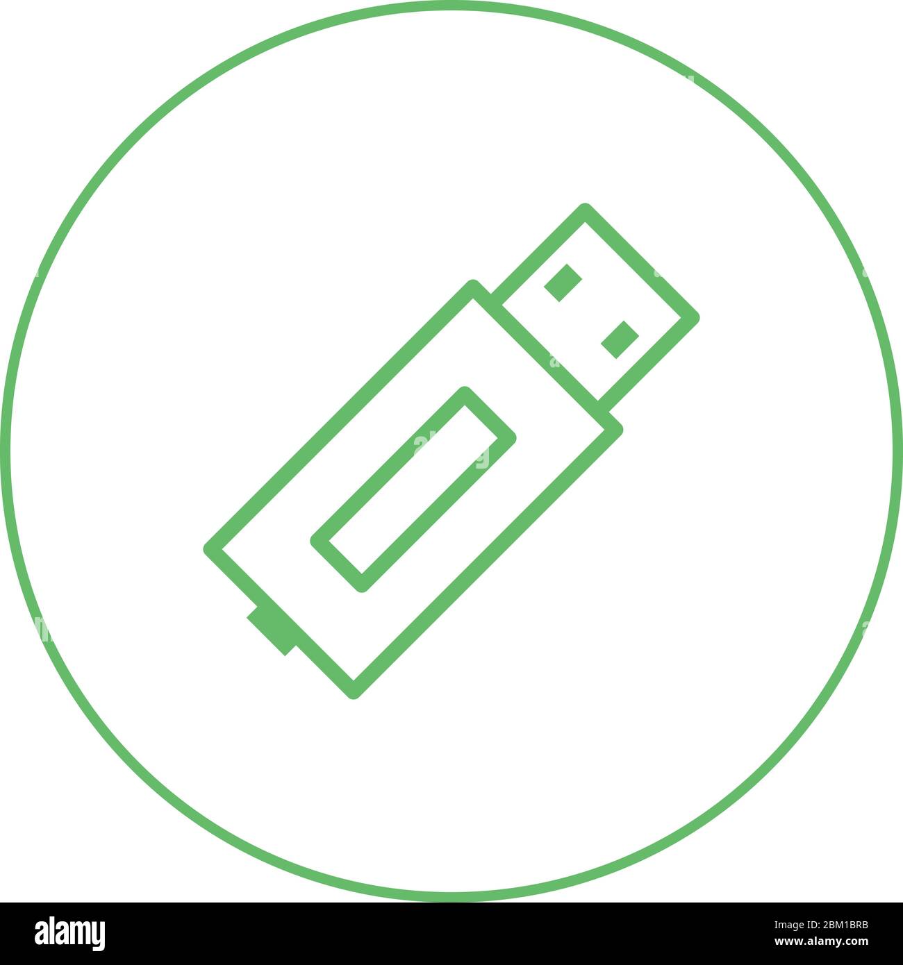 Beautiful USB vector line icon Stock Vector Image & Art - Alamy