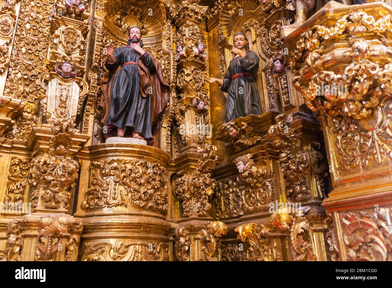 Basilica of Our Lady of Ocotlan, 1790, Tlaxcala, Tlaxcala, Mexico Stock