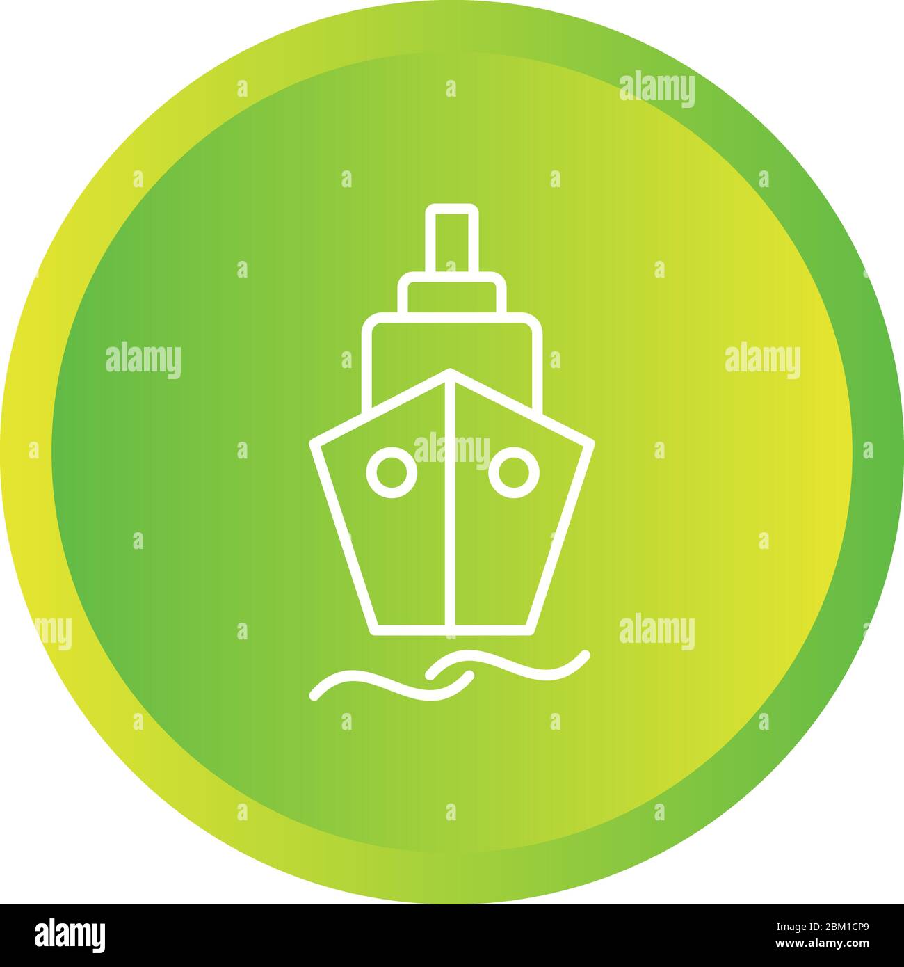 Beautiful Ship Vector line icon Stock Vector Image & Art - Alamy
