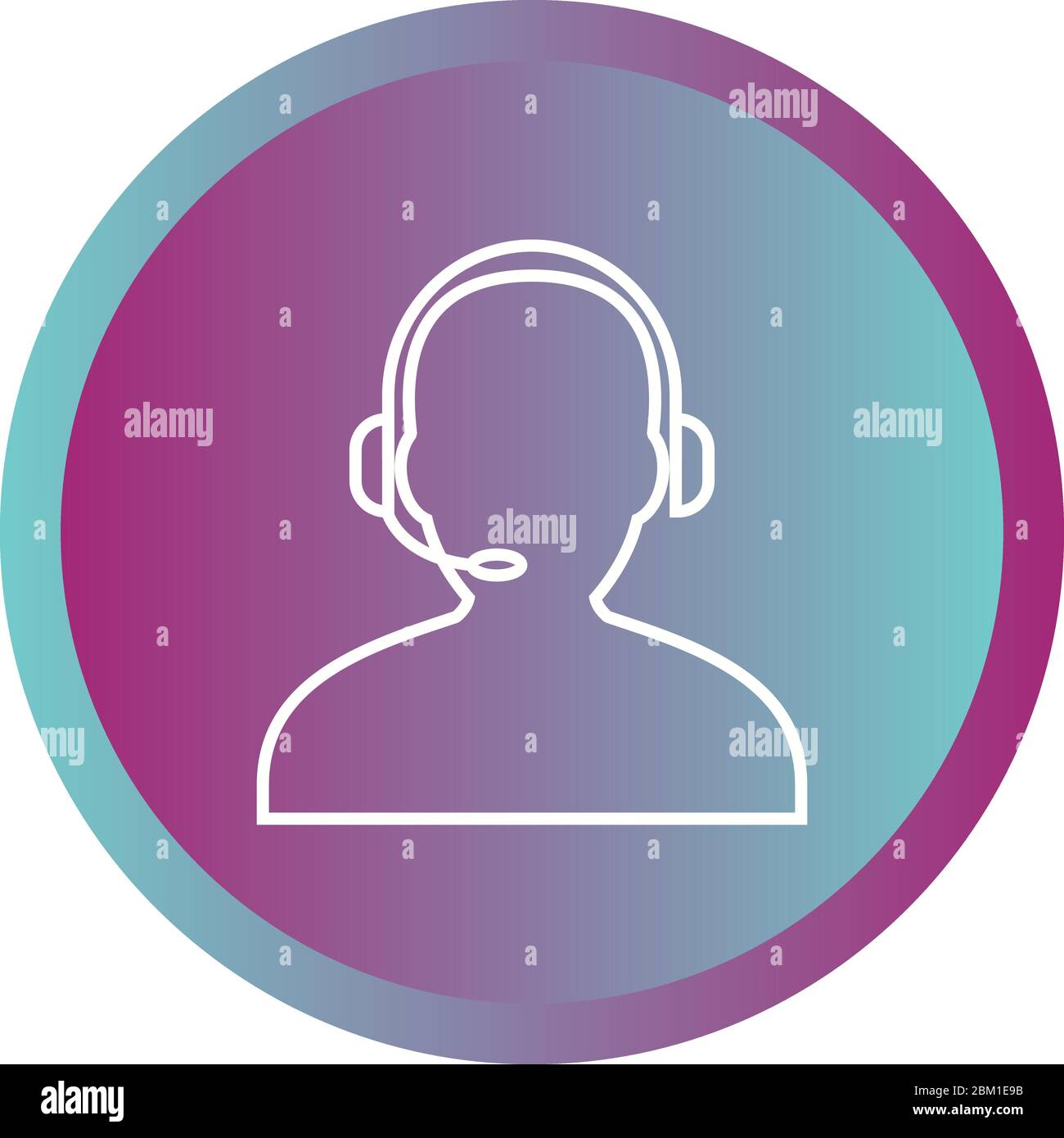 Beautiful Technical support vector line icon Stock Vector Image & Art ...