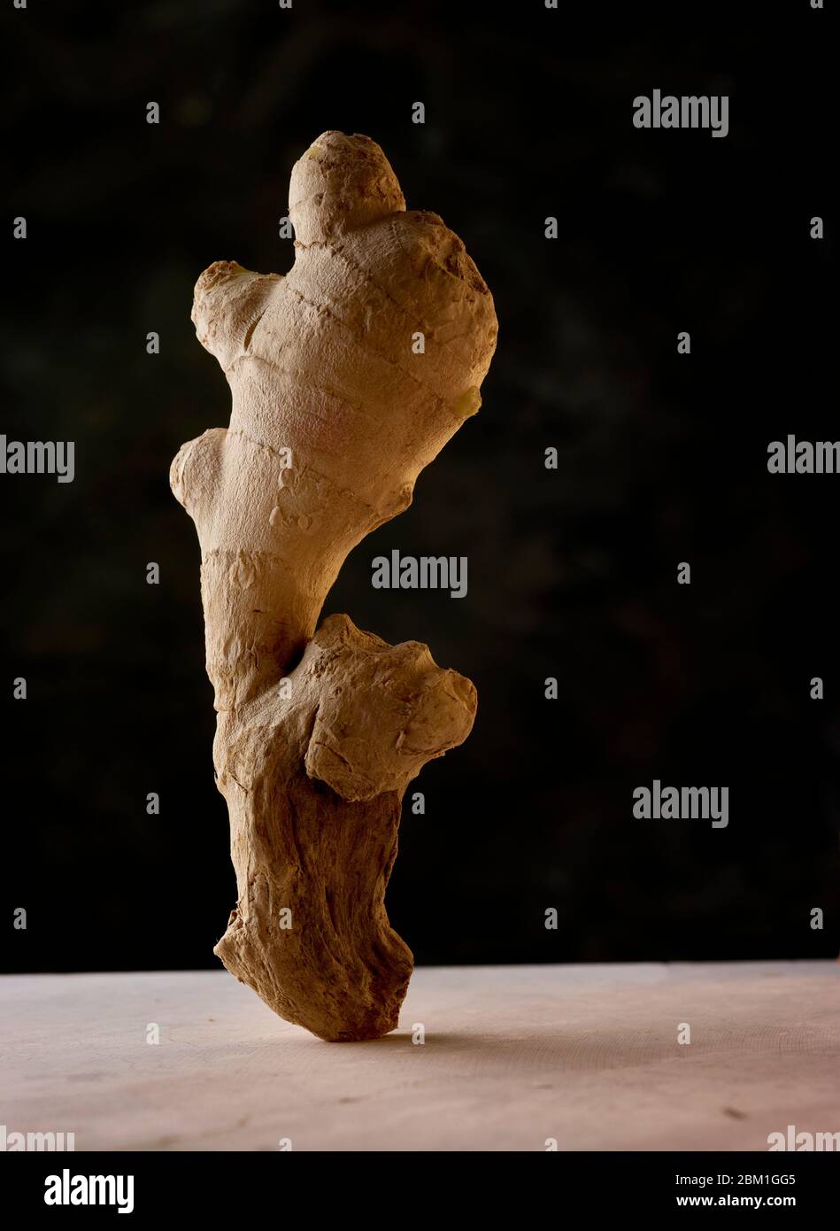 Statuesque and attractive well proportioned natural ginger root food