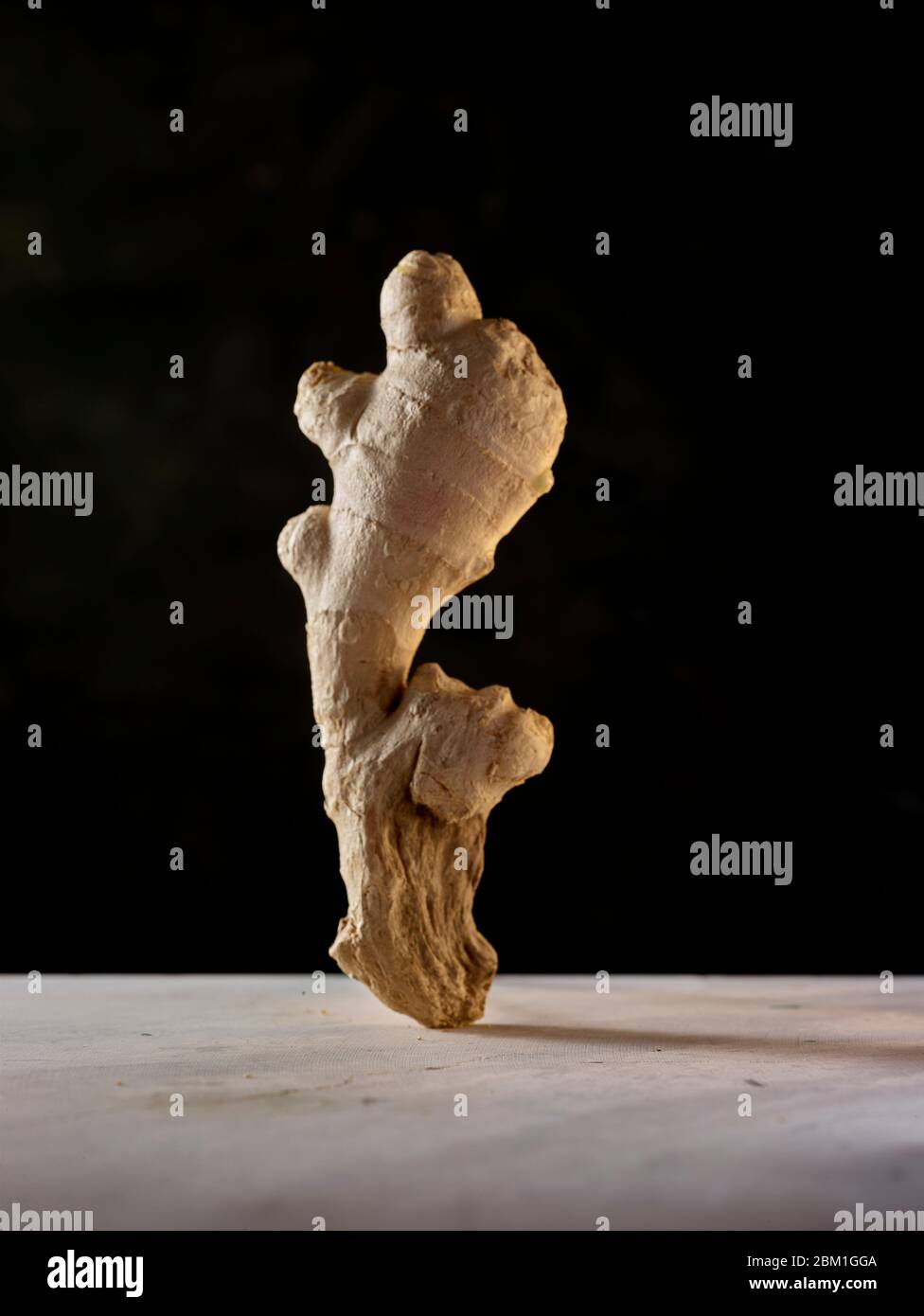 Statuesque and attractive well proportioned natural ginger root food