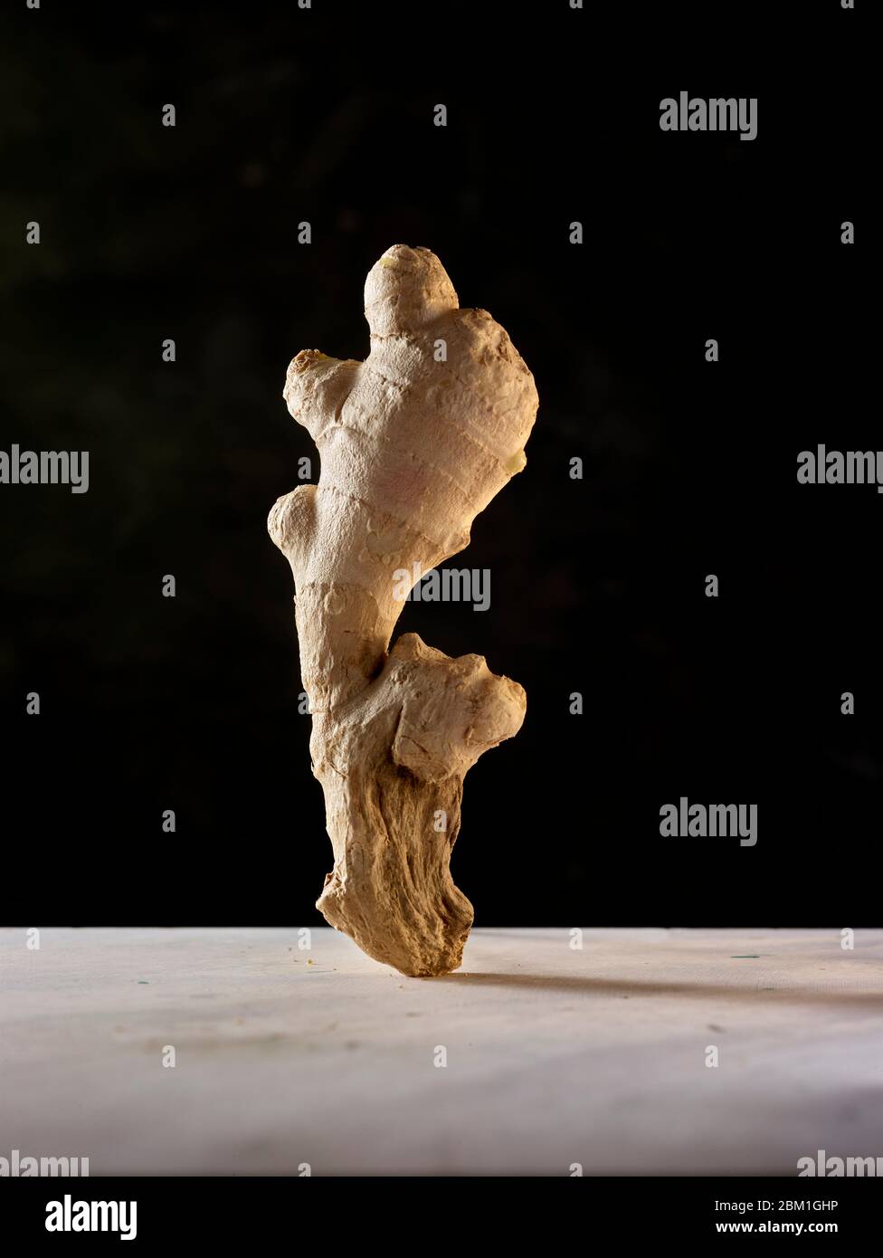 Statuesque and attractive well proportioned natural ginger root food