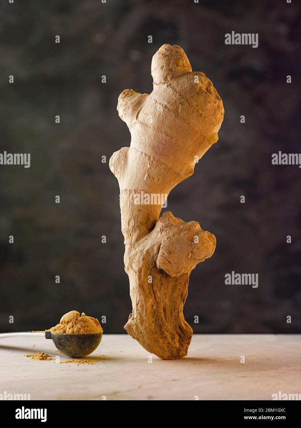 Statuesque and attractive well proportioned natural ginger root food