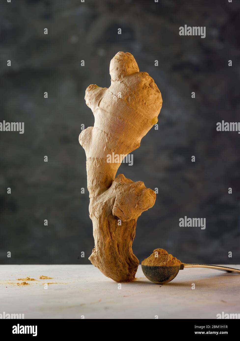 Statuesque and attractive well proportioned natural ginger root food