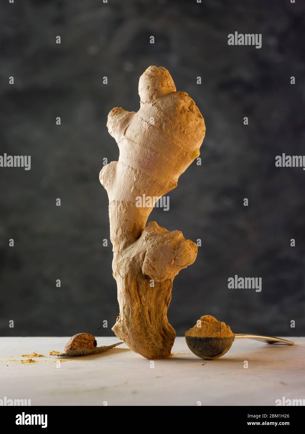 Statuesque and attractive well proportioned natural ginger root food