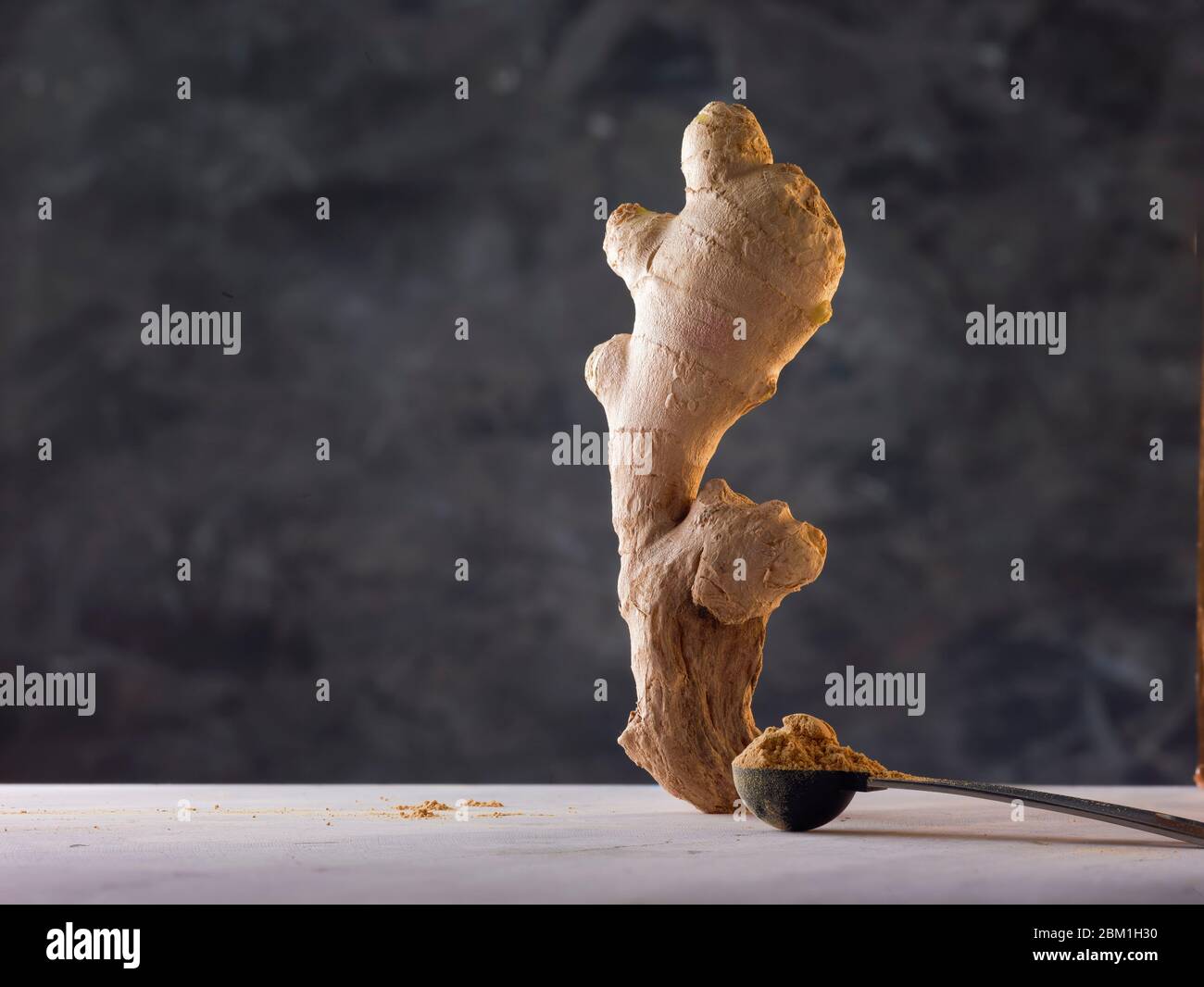 Statuesque and attractive well proportioned natural ginger root food