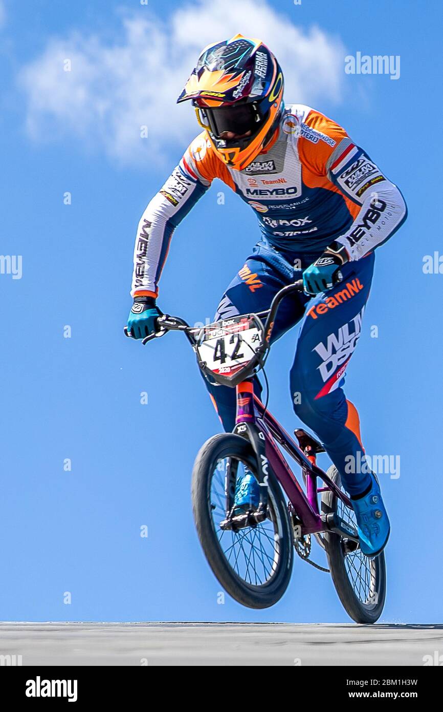 5th may 2020 Papendal, The Netherlands First training Dutch BMX riders  after corona lockdown Jay Schippers Stock Photo - Alamy