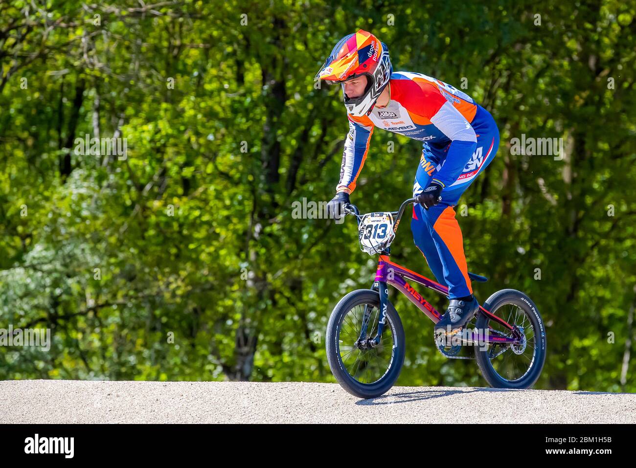 5th may 2020 Papendal, The Netherlands First training Dutch BMX riders after corona lockdown