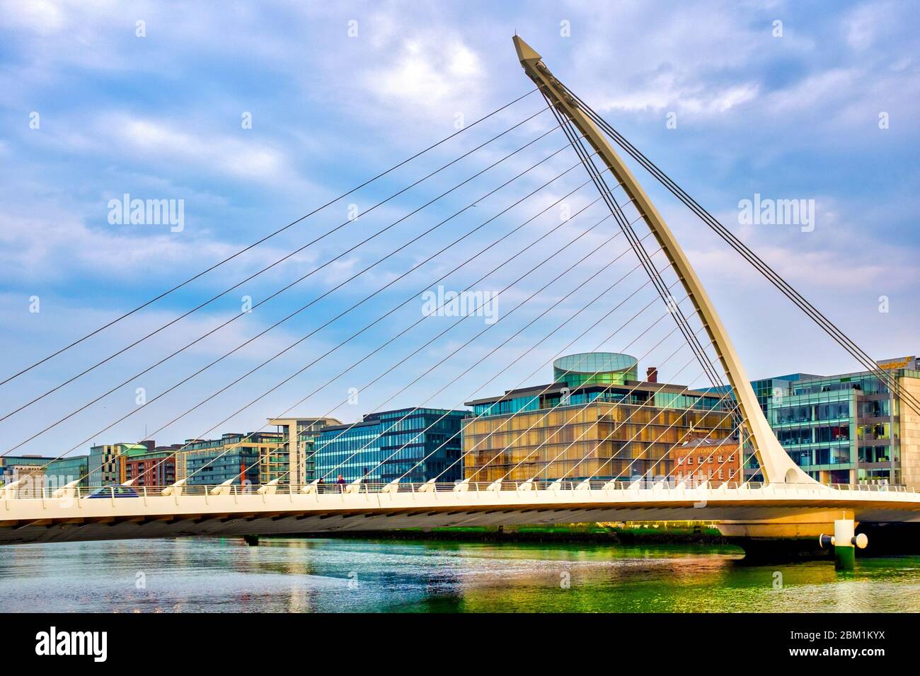 Samuel Beckett Bridge, Dublin, Ireland Stock Photo