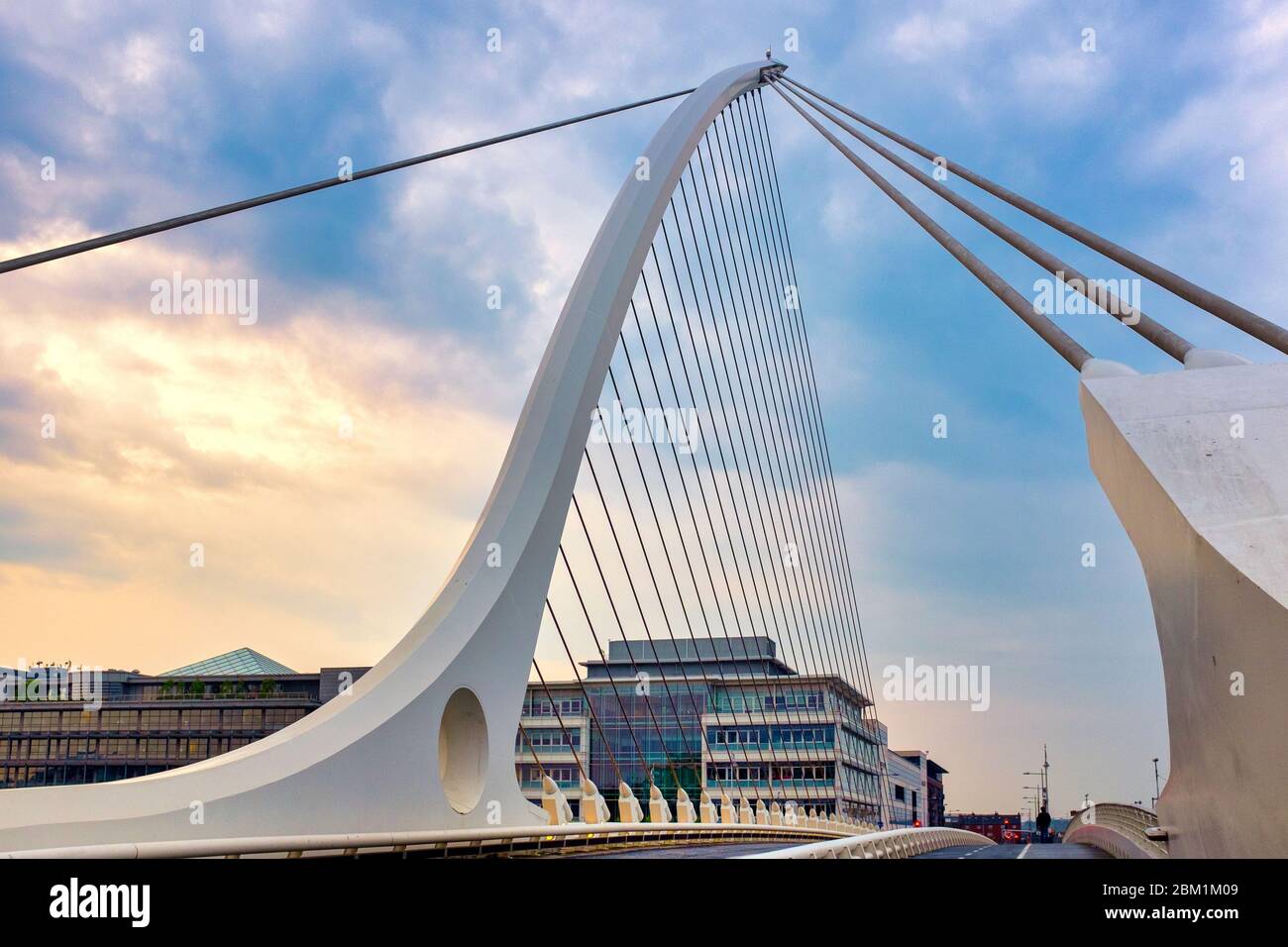 Samuel Beckett Bridge, Dublin, Ireland Stock Photo