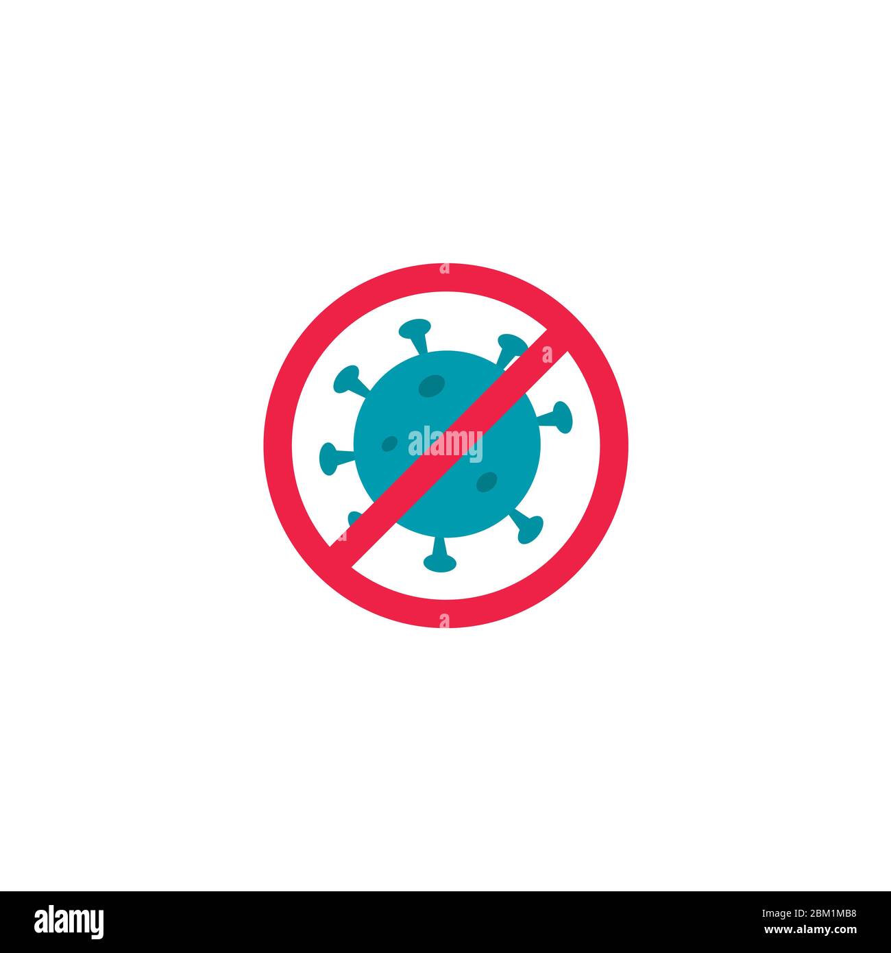 Stop virus,,bacteria icon. Health concept Stock Vector Image & Art - Alamy