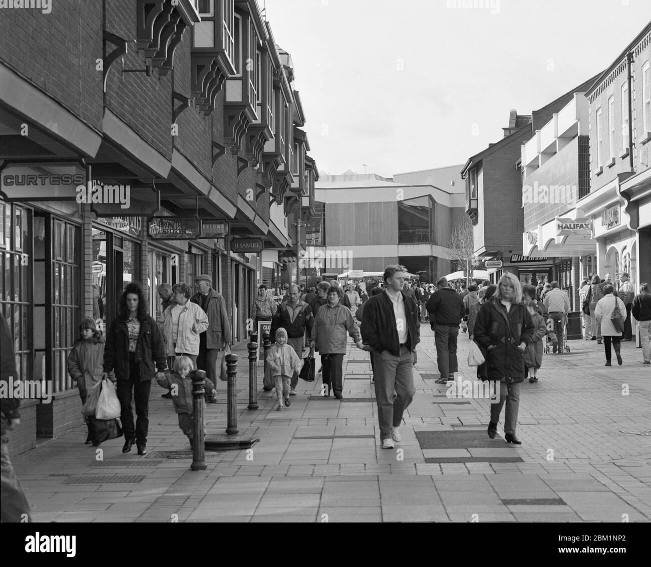 Pontefract Town Centre Black And White Stock Photos & Images - Alamy