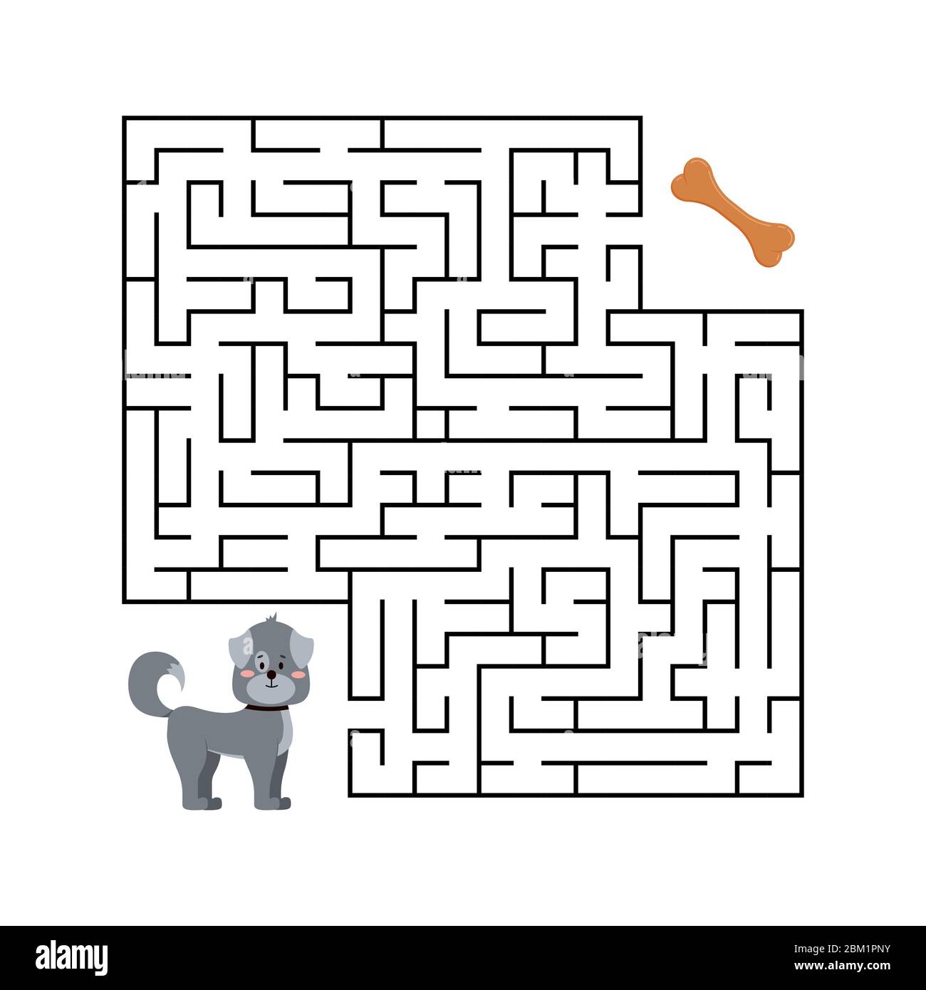 https://c8.alamy.com/comp/2BM1PNY/cute-dog-find-tasty-bone-vector-labyrinth-isolated-on-white-2BM1PNY.jpg