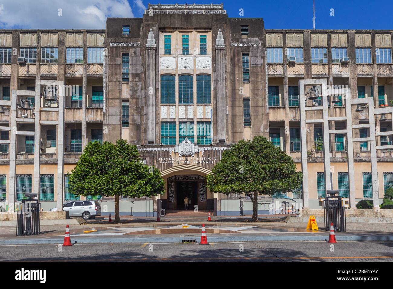 University of Santo Tomas, UST, Central Seminary Building, Manila, Philippines Stock Photo