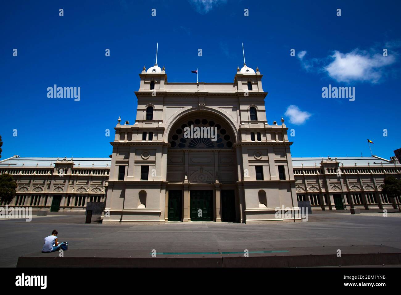 Royal Exhibition Building, Melbourne, Australia - the first building in Australia to achieve UNESCO World Heritage status. Stock Photo